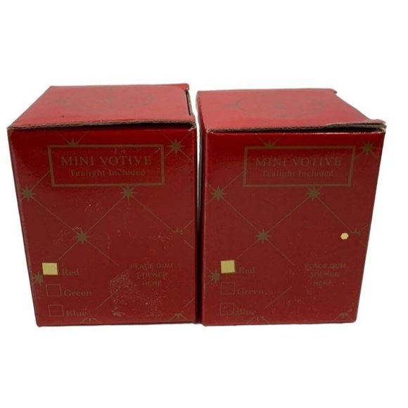 Nativity Angels Votive Candle Holders Macys Home for the Holidays 1997 Set Of 2 - Picture 6 of 9